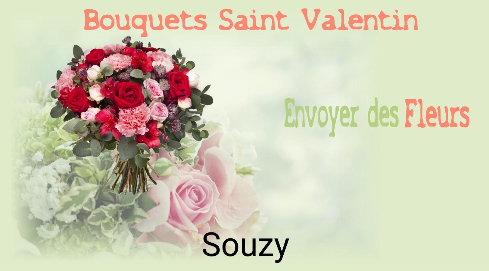 Roses de Saint-Valentin livrées à Souzy